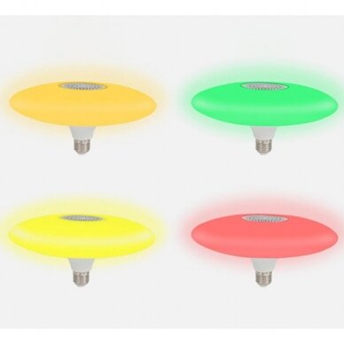Išmanioji „Bluetooth“ muzikos lemputė  su RGB 6