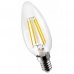 LED Filament lemputė C35 4W E14 220-240V Greelux (3000K)