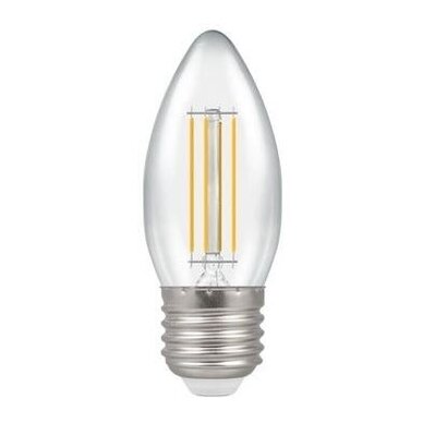LED FILAMENT LEMPUTĖ E27 C37 filament bulb 4W WW